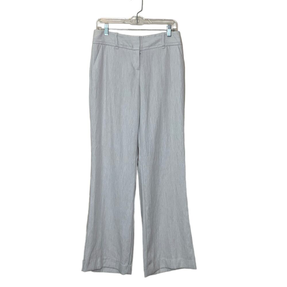 The Limited light gray/silver wide legs dress pants size 4R